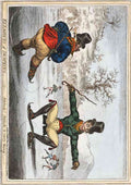 Skating 1805A Vintage Cartoon Joke A4 Photo Print