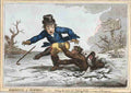 Skating 1805d Cartoon Joke 001 Vintage A4 Photo Print