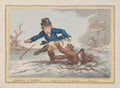 Skating London Society GB Cartoon Vintage Retro Advert Poster