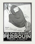 Skeletal Shoes Perrouin Vintage Retro Advert Poster A4 Photo Print