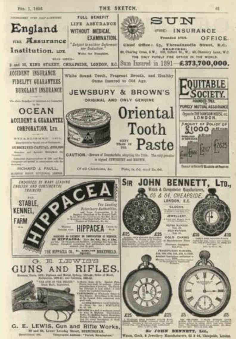 Sketch Magazine 1895 Vintage Retro Advert Poster A4 Photo Print
