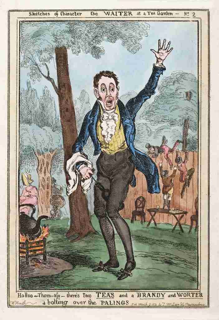 Sketches 1831 Cartoon Joke 001 Vintage A4 Photo Print