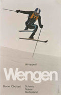 Ski Appeal Wengen Vintage Retro Advert Poster A4 Photo Print
