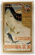 Ski Competition Pyrenees Vintage Retro Advert Poster A4 Photo Print