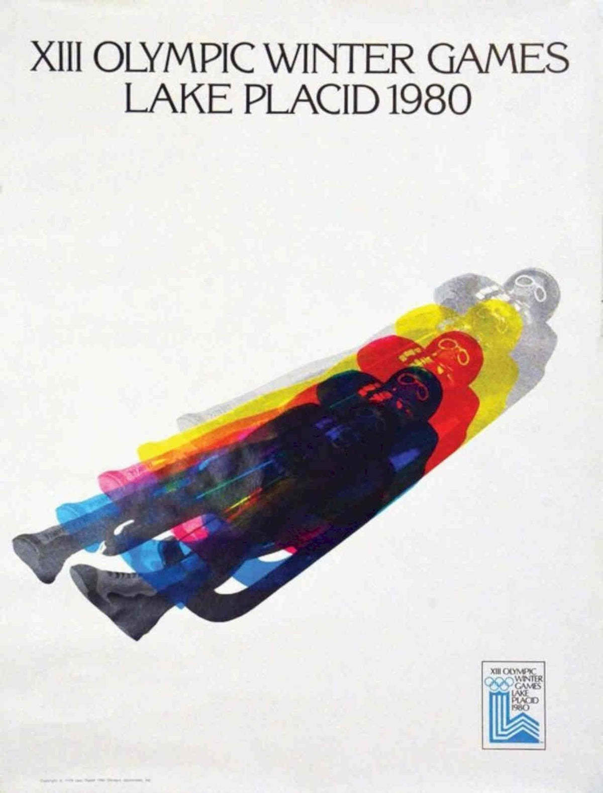 Ski Games 1980 Vintage Retro Advert Poster A4 Photo Print