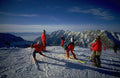 Ski Instruct Alps A4 Photo Print