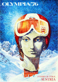 Ski Olympia 1976 Vintage Retro Advert Poster A4 Photo Print