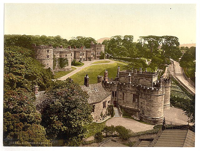 Skipton Castle Yorkshire Vintage A4 Photo Print