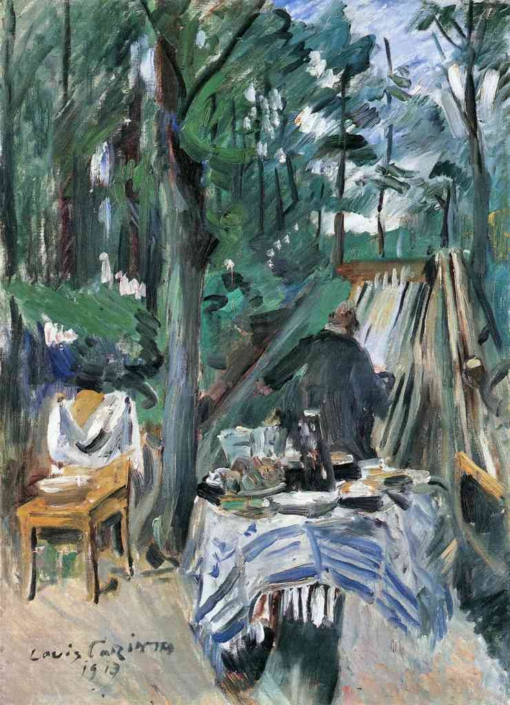 Skittle Alley Lovis Corinth Impressionism European A4 Photo Print