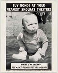 Skouras Baby Bonds American World War II Advert Poster
