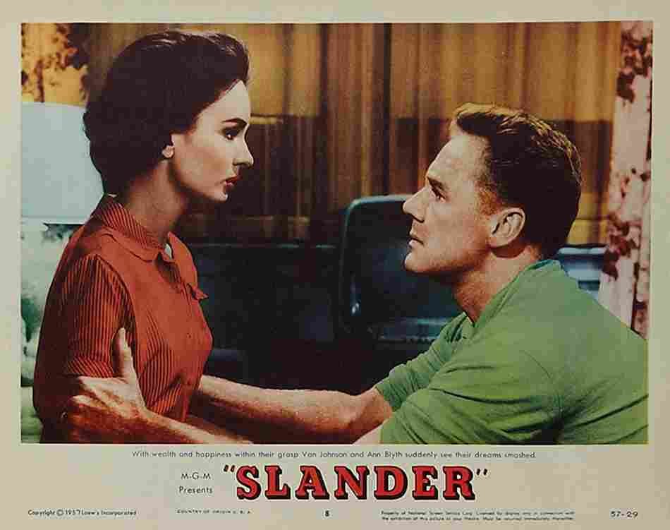 Slander 1957 06  film star poster A4 Photo Print