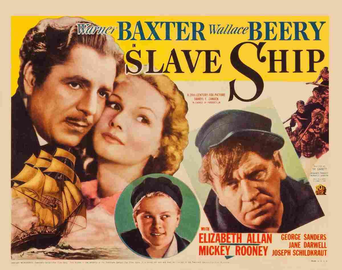 Slave Ship 1937 02  film star poster A4 Photo Print