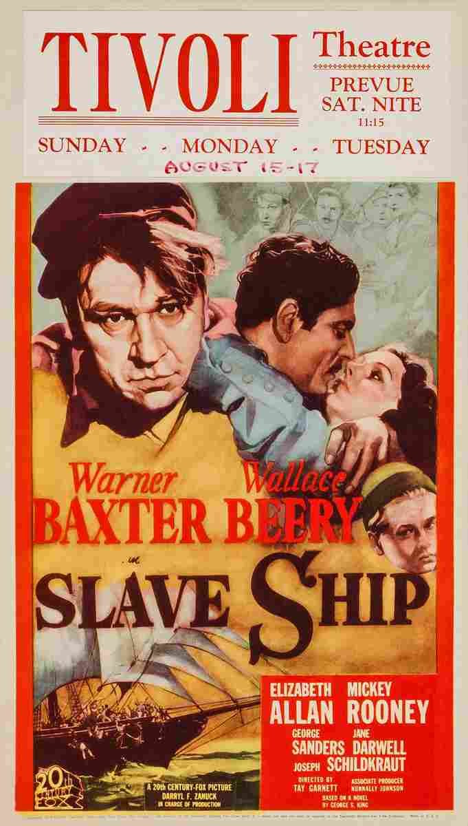 Slave Ship 1937 07  film star poster A4 Photo Print