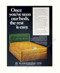 Sleepease Sofa Bed Vintage Retro Advert Poster A4 Photo Print