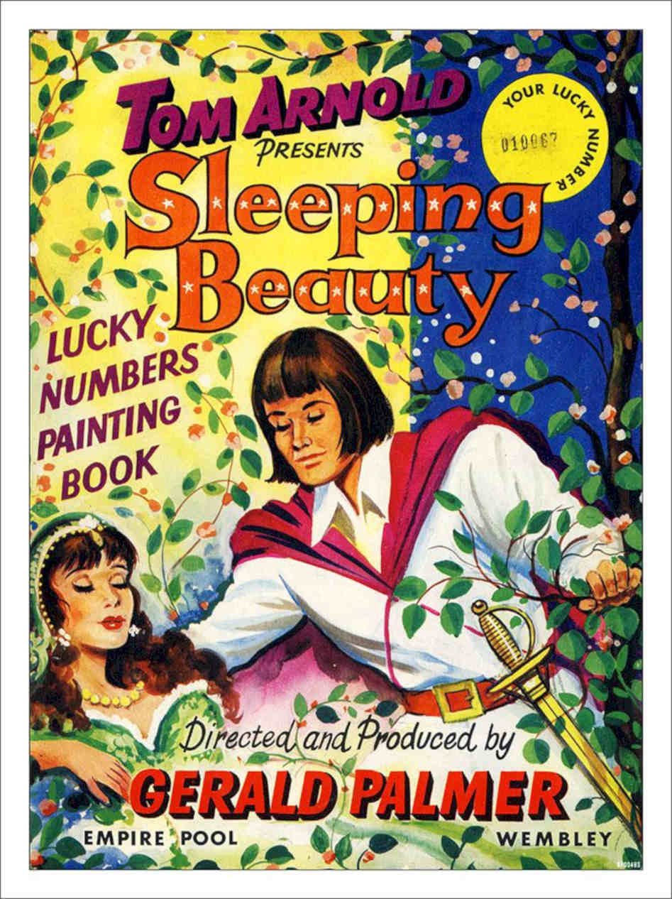 Sleeping Beauty Pantomime Empire Wembley Vintage Retro Advert Poster A4 Photo P