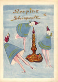 Sleeping De Schiaparelli 1940s Vintage Retro Advert Poster
