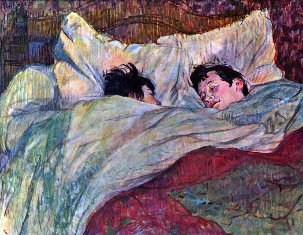 Sleeping Toulouse Lautrec A4 Photo Print