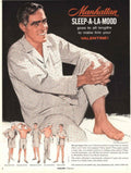 Sleepwear Mood Valentine 1950s Vintage Retro Advert Poster