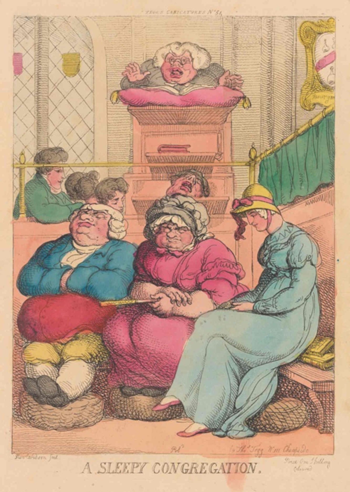 Sleepy Congregation Robes GB Cartoon Vintage Retro Advert Poster