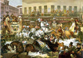 Sleighing In New York 1855 Vintage A4 Photo Print