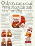 Slender Slim Soups Vintage Retro Advert Poster A4 Photo Print