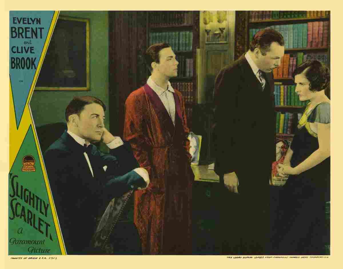 Slightly Scarlet 1930 04  film star poster A4 Photo Print