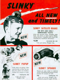 Slinky Beanie Pop 1950s Vintage Retro Advert Poster