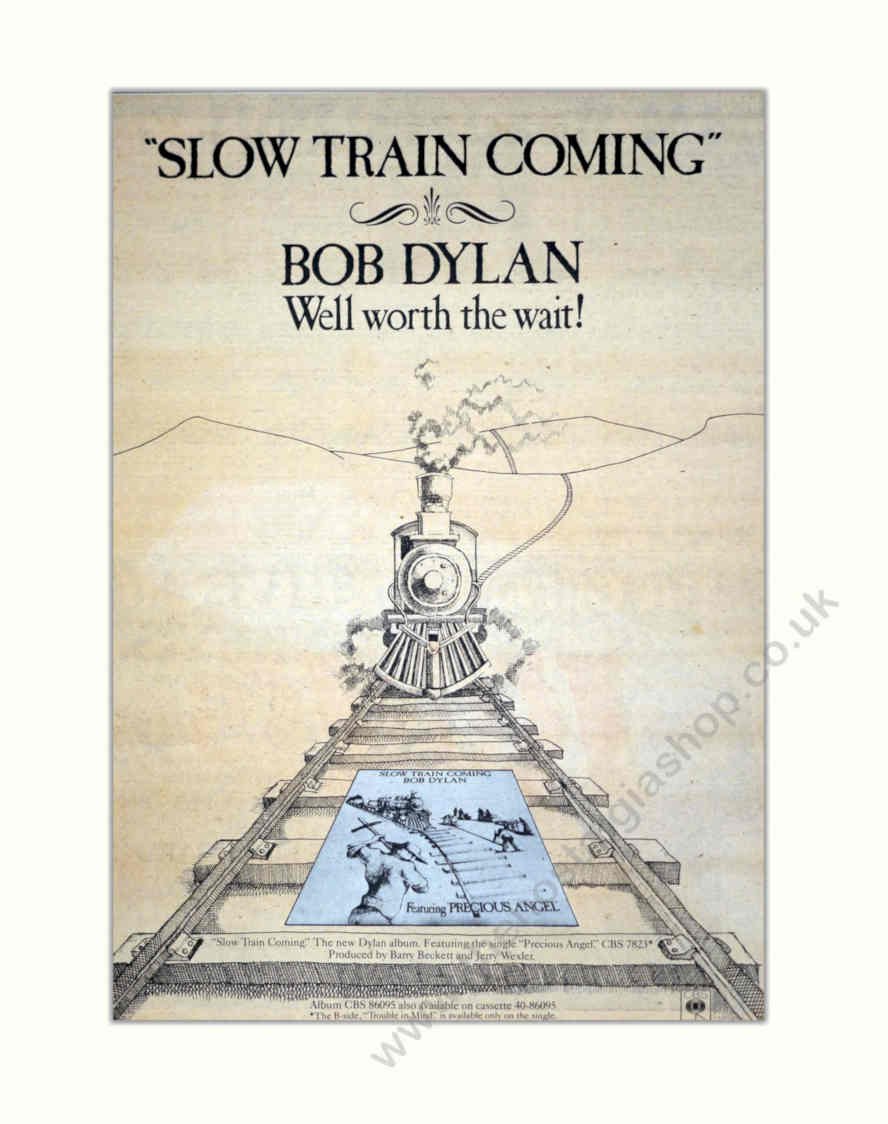 Slow Train Locomotive Vintage Retro Advert Poster A4 Photo Print