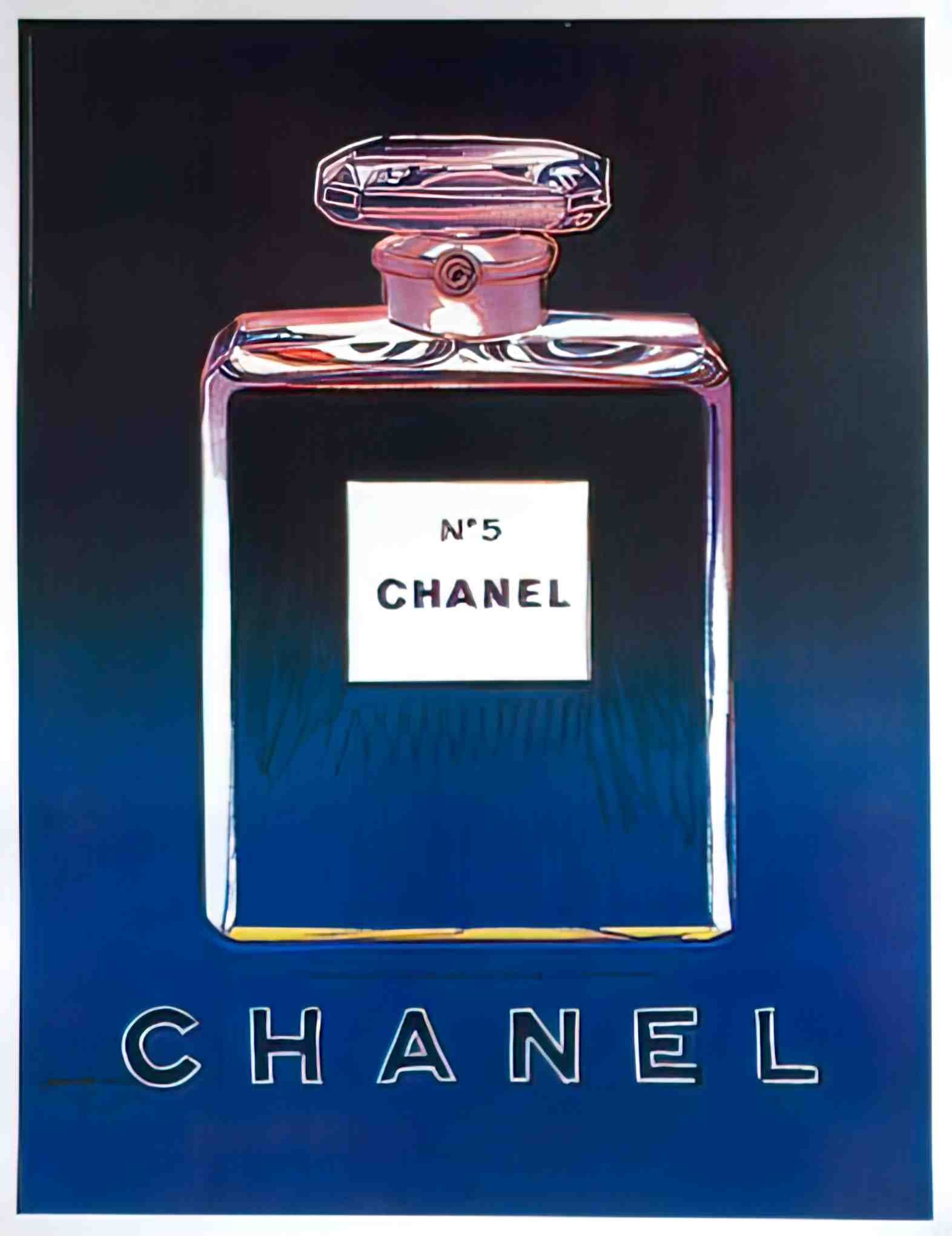 SmChanelBlueBlk Advert A4 Photo Print