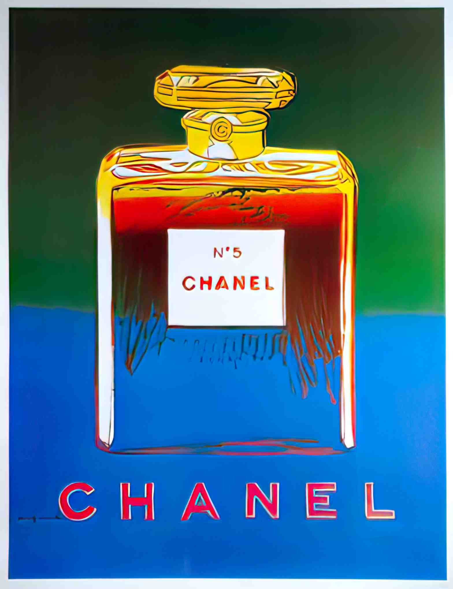 SmChanelGrnBl Advert A4 Photo Print