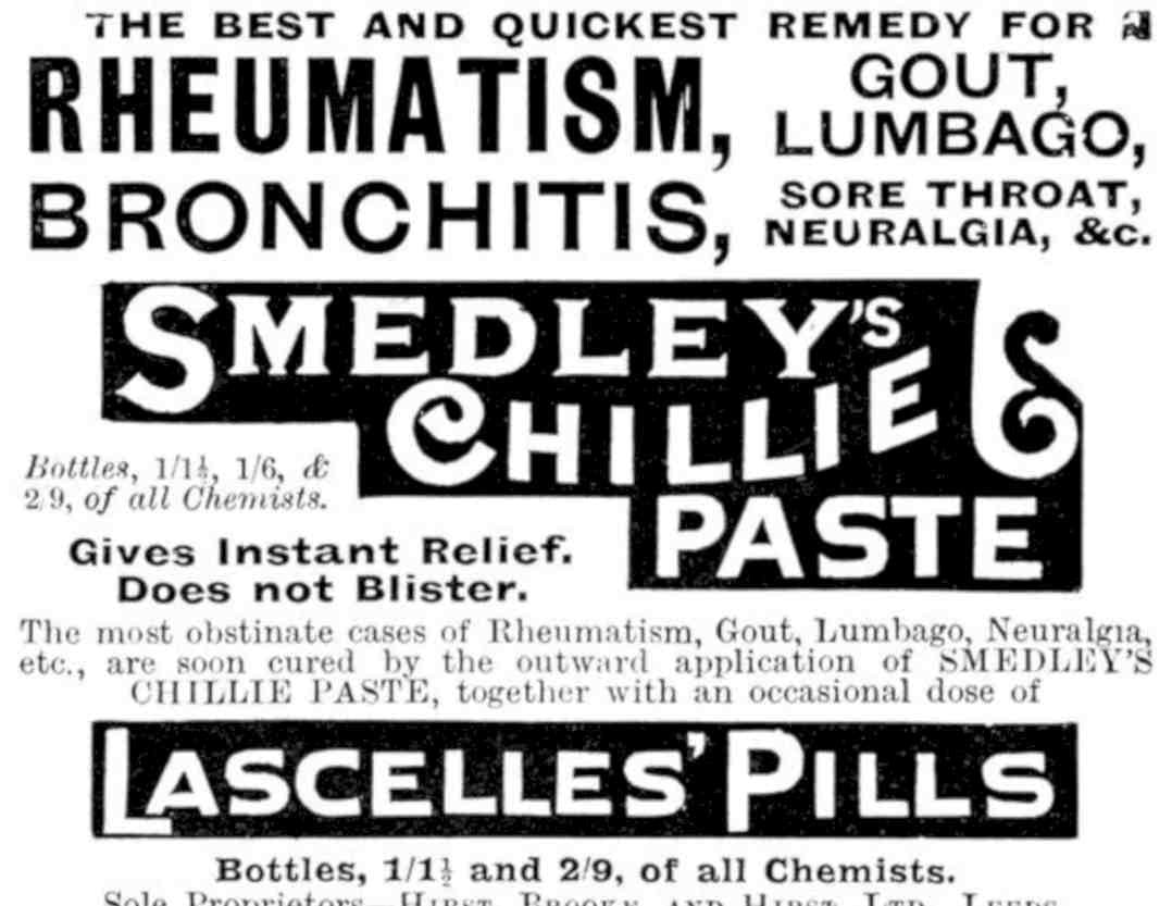 Smedleys Chille Paste 1 Vintage Retro Advert Poster A4 Photo Print