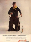 Smirnoff Martini Cowboy 1950s Vintage Retro Advert Poster