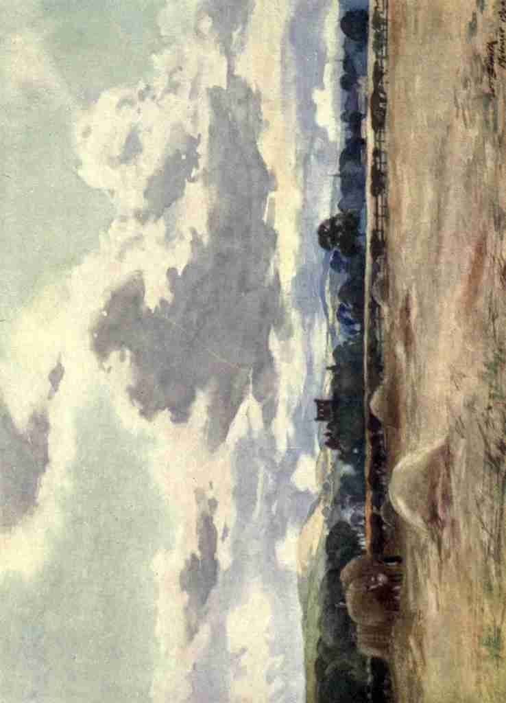 Smith William Abbotsford 1905 Melrose Abbey from the meadows A4 Photo Print