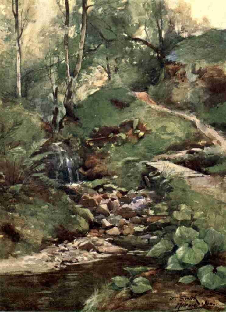 Smith William Abbotsford 1905 The Rhymers Glen A4 Photo Print
