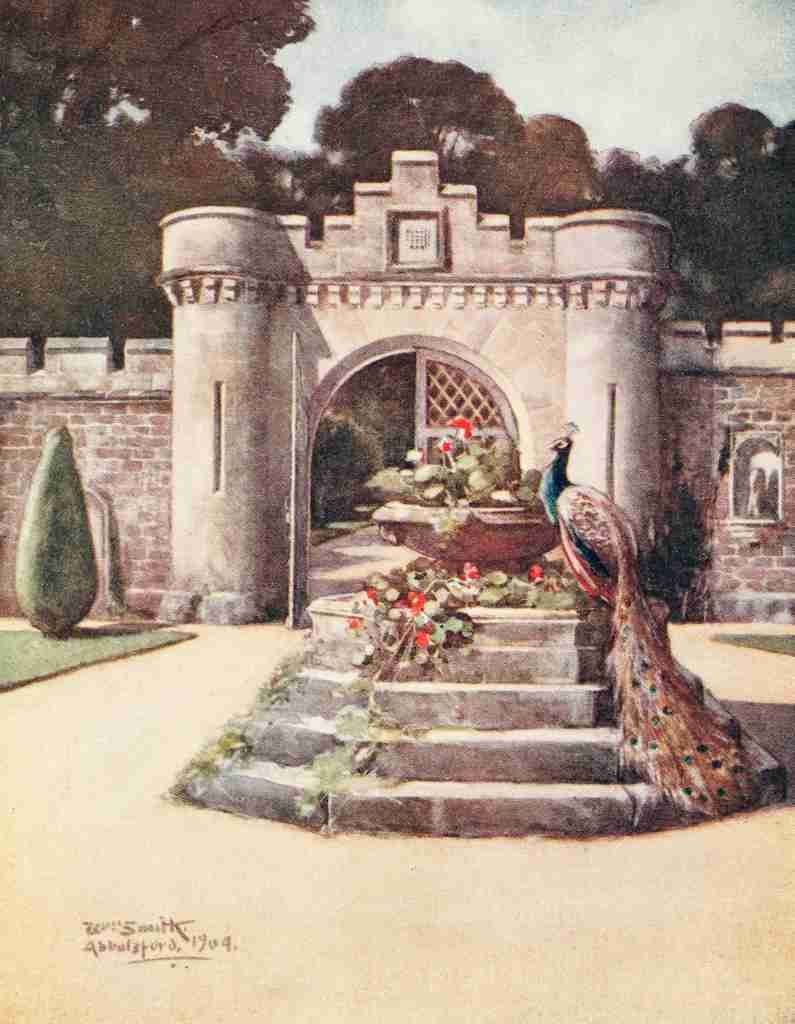 Smith William Sir Walter Scott 1913 Abbotsford The Gateway A4 Photo Print
