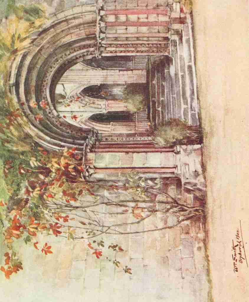 Smith William Sir Walter Scott 1913 Dryburgh Abbey A4 Photo Print