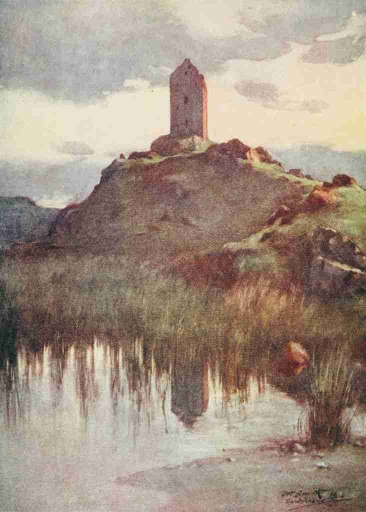 Smith William Sir Walter Scott 1913 Smailholm Tower A4 Photo Print