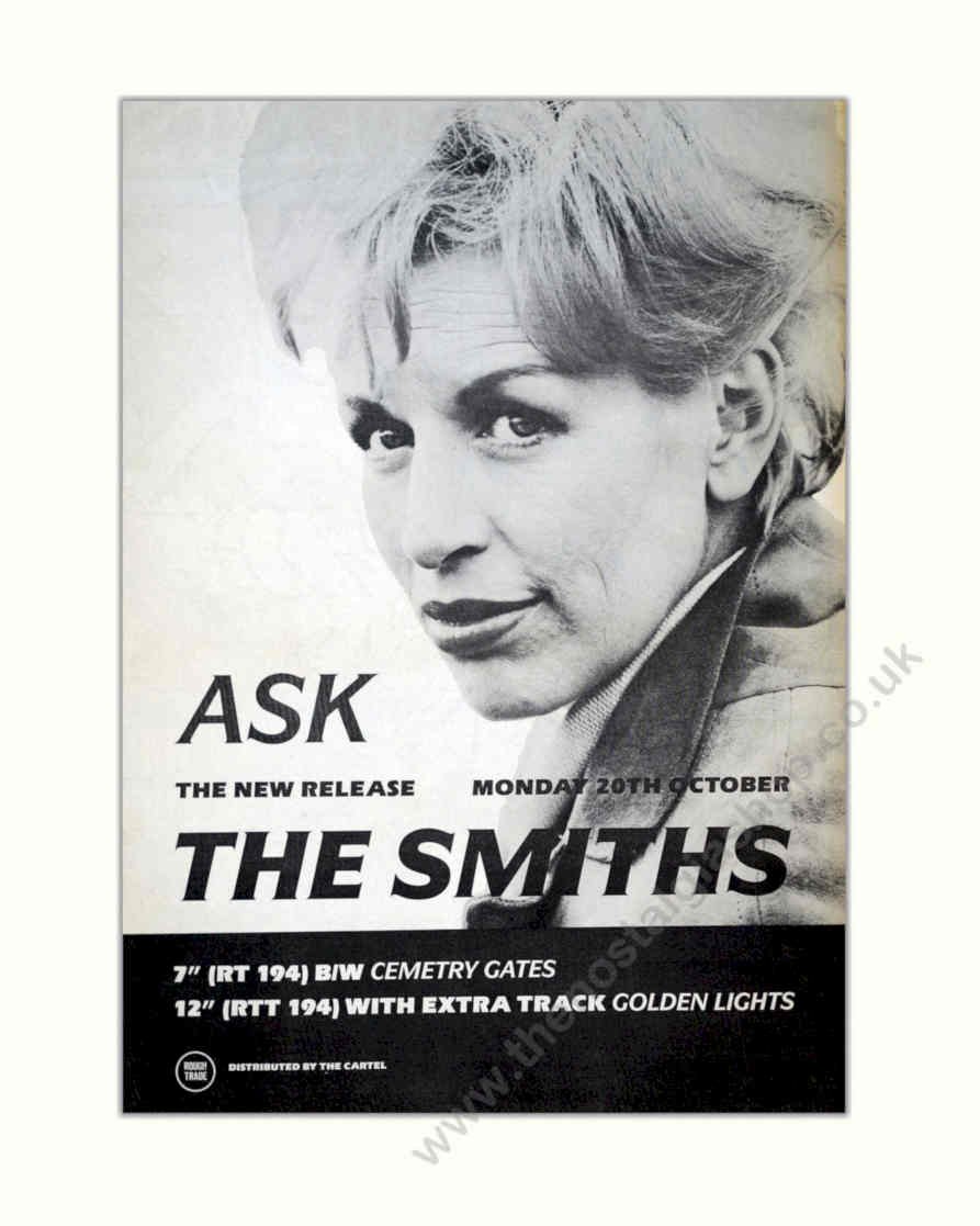 Smiths Ask Poster Vintage Retro Advert Poster A4 Photo Print