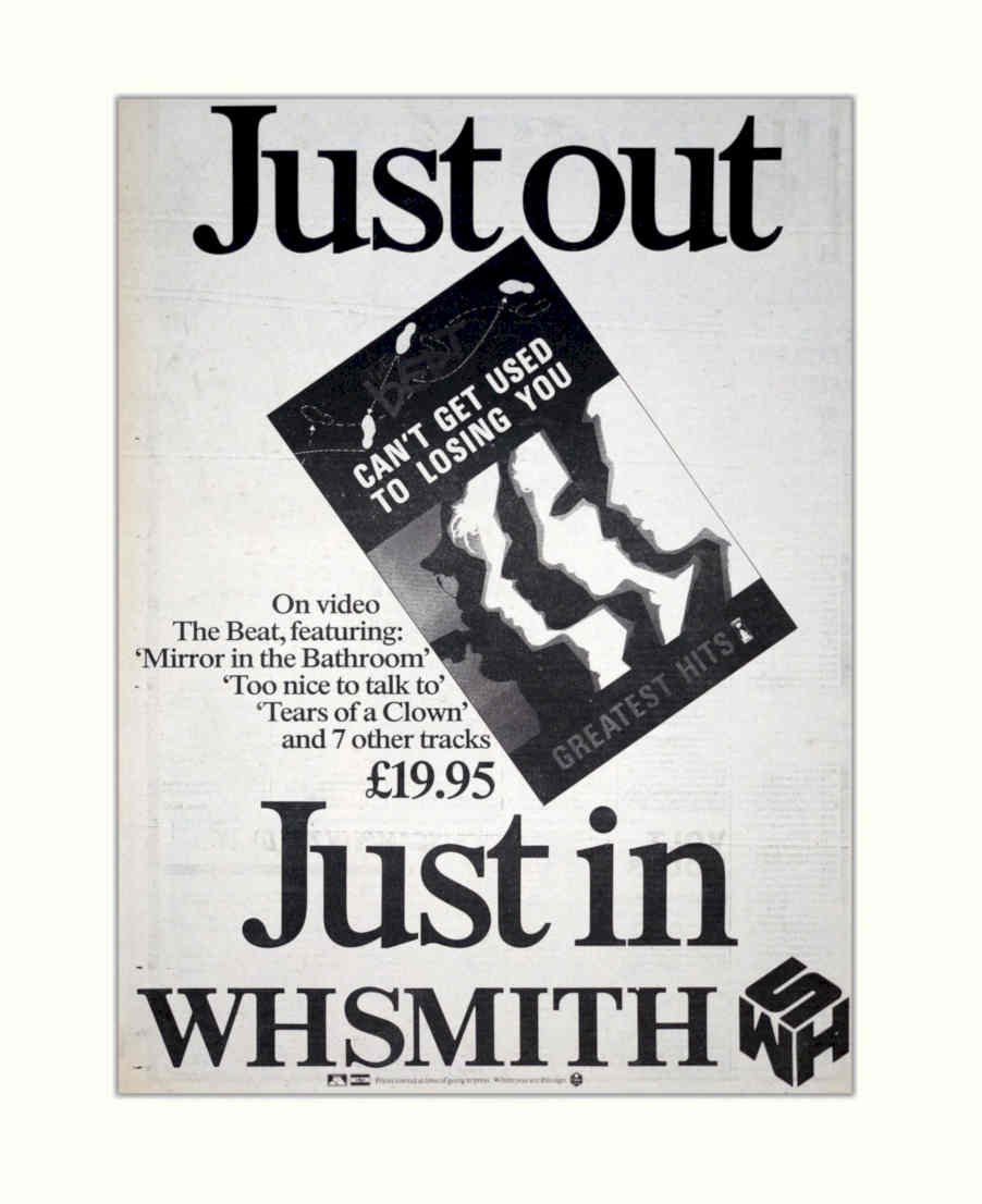 Smiths Beat Poster Vintage Retro Advert Poster A4 Photo Print