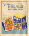 Smiths Crisps Picnic 1930s Vintage Retro Advert Poster