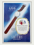 Smiths Watches 1215 Vintage Retro Advert Poster A4 Photo Print
