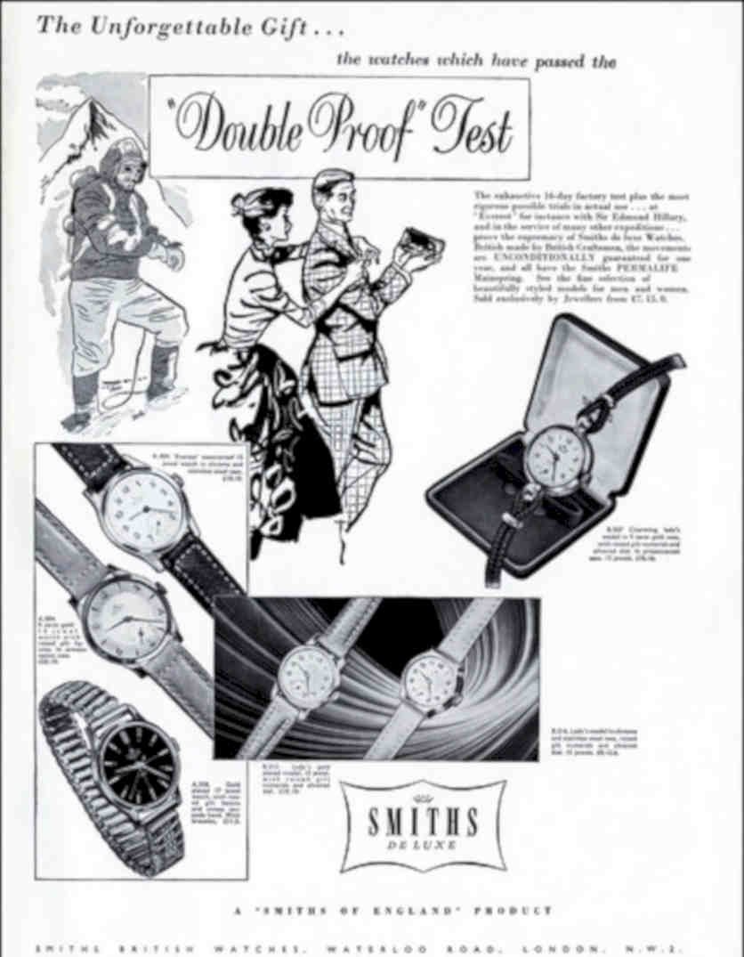 Smiths Watches Gift Vintage Retro Advert Poster A4 Photo Print