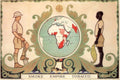 Smoke Empire Globe 1930s Vintage Retro Advert Poster