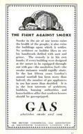 Smoke Fight Gas 1930s Vintage Retro Advert Poster