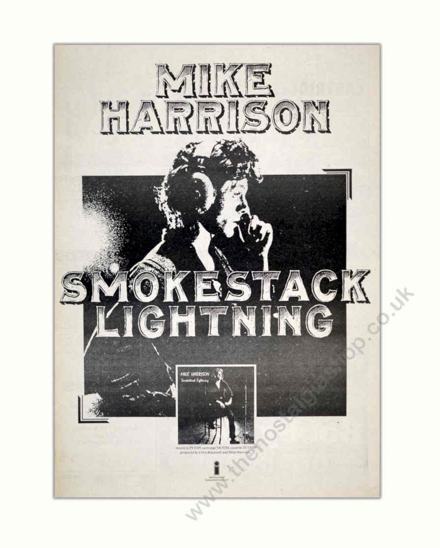 Smokestack Lightning Mike Vintage Retro Advert Poster A4 Photo Print