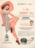 Smooth Men Beach 1940s Vintage Retro Advert Poster