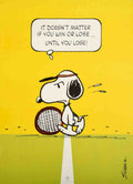 Snoopy Tennis Court 4 Vintage Retro Advert Poster A4 Photo Print