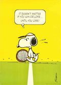 Snoopy Tennis Court 6 Vintage Retro Advert Poster A4 Photo Print
