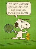 Snoopy Tennis Schulz Vintage Retro Advert Poster A4 Photo Print