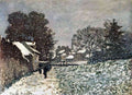 Snow At Argenteuil Monet A4 Photo Print